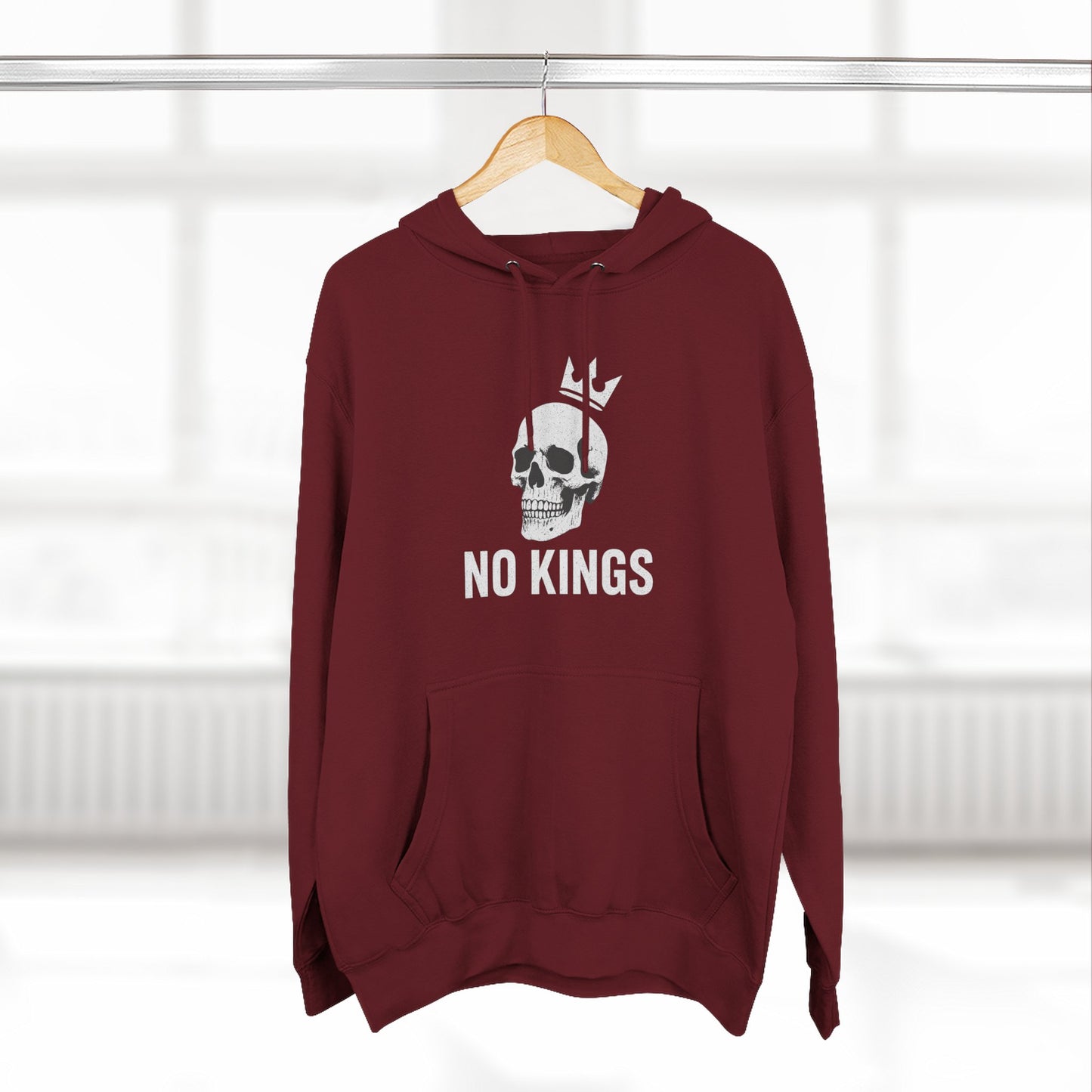 Fleece Hoodie - No Kings
