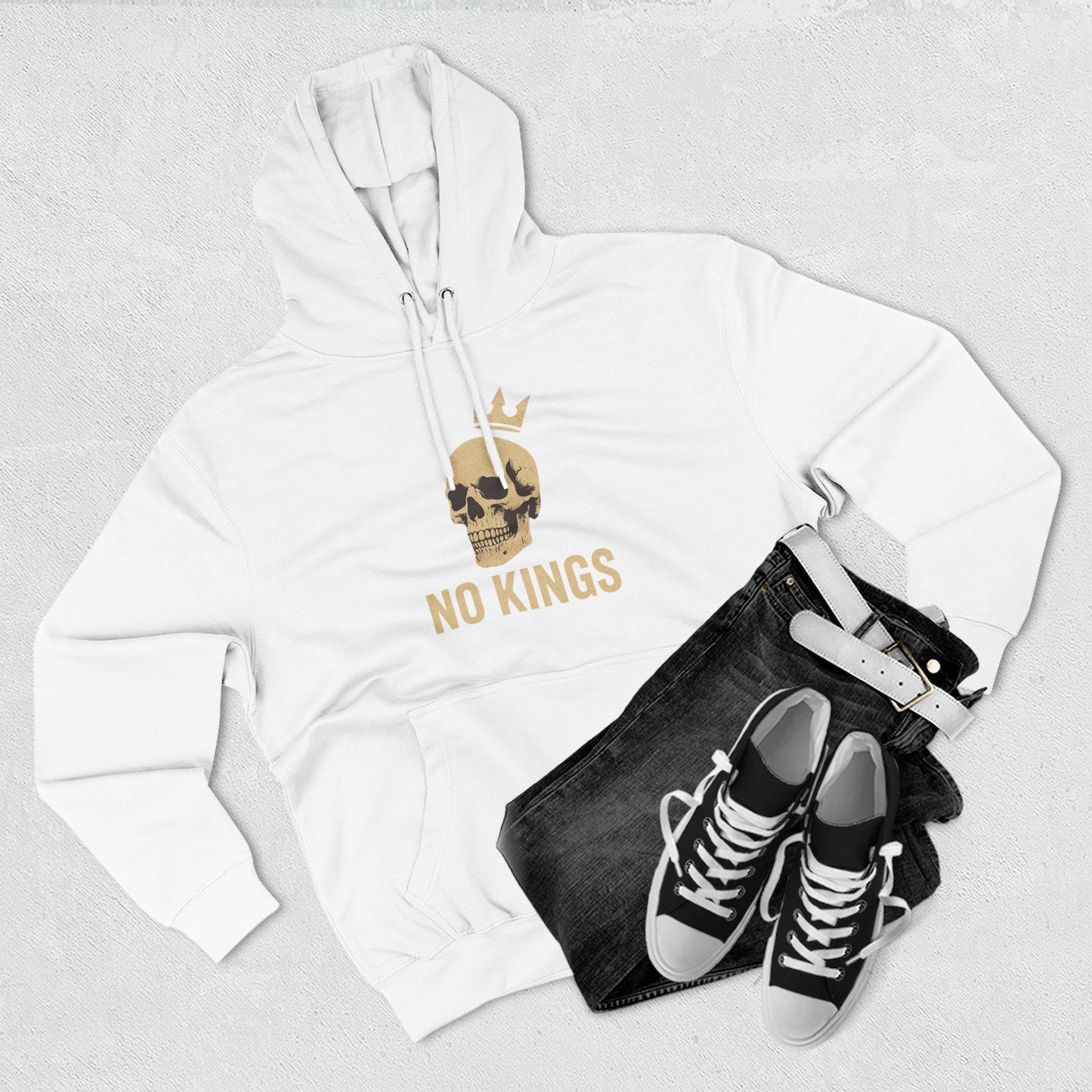 Protest Fleece Hoodie - No Kings