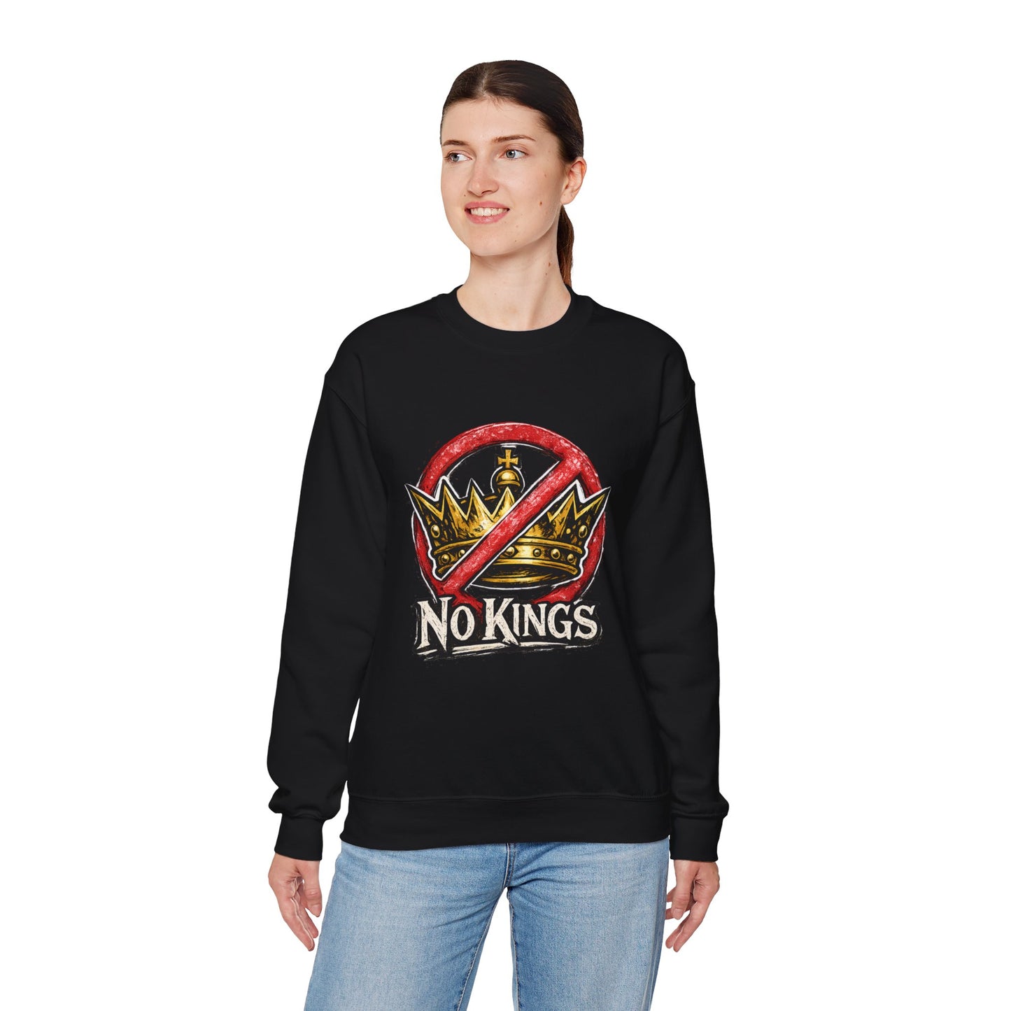 No Kings Sweater – Democracy Over Monarchy