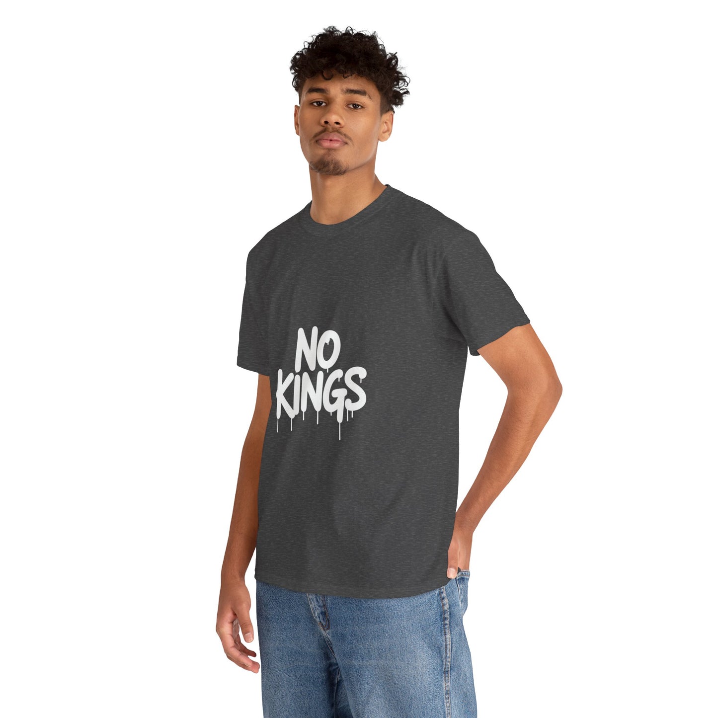 No Kings Spray Paint Protest Tee