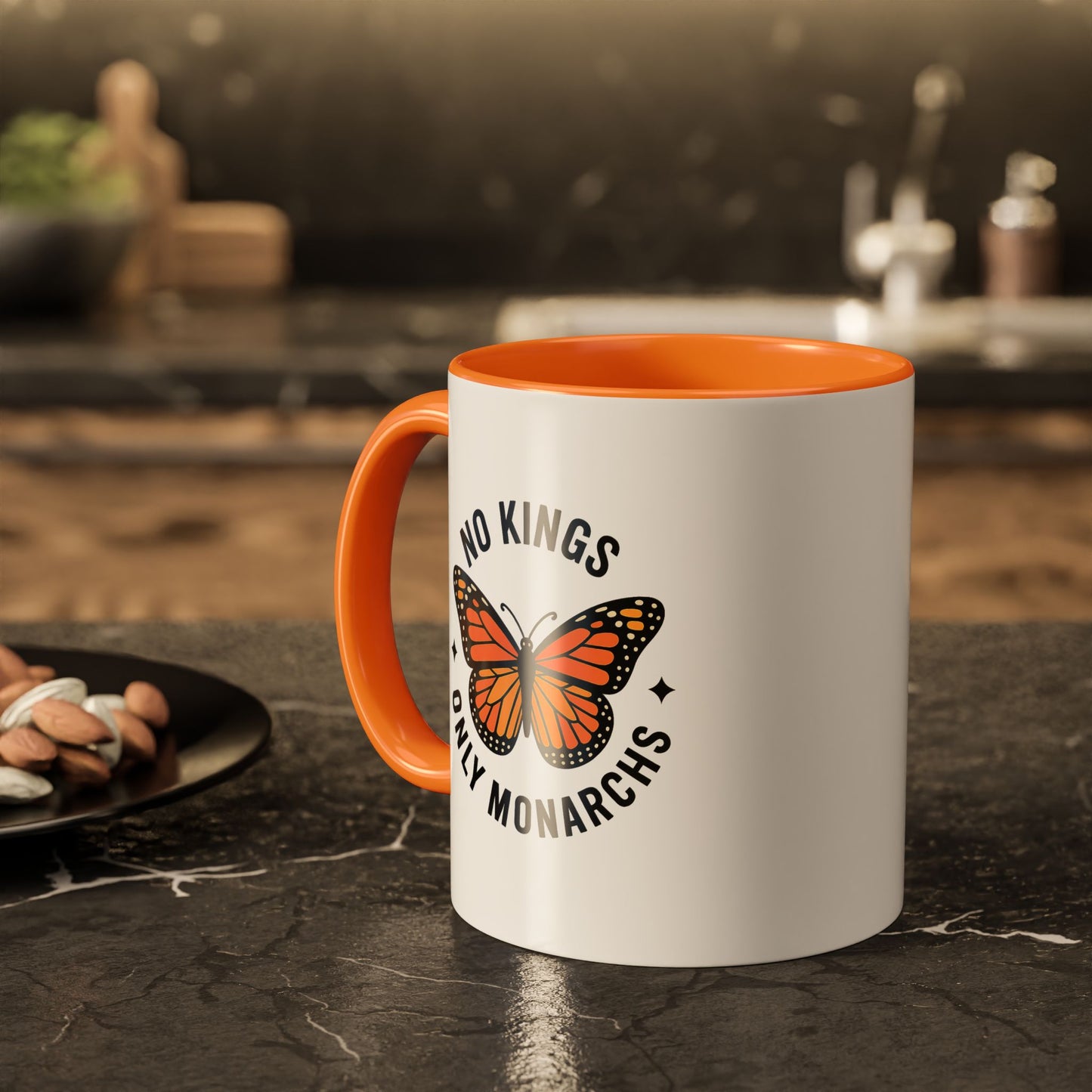 No Kings Only Monarchs Coffee Mug | Unique Gift for Nature Lovers, Personalized Mug for Home or Office, Eco-Friendly Drinkware, Perfect [...]