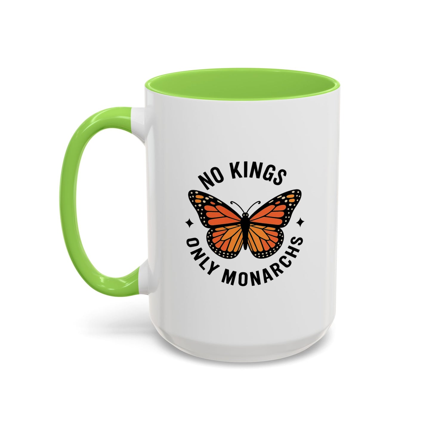 No Kings Only Monarchs Coffee Mug | Unique Gift for Nature Lovers, Personalized Mug for Home or Office, Eco-Friendly Drinkware, Perfect [...]