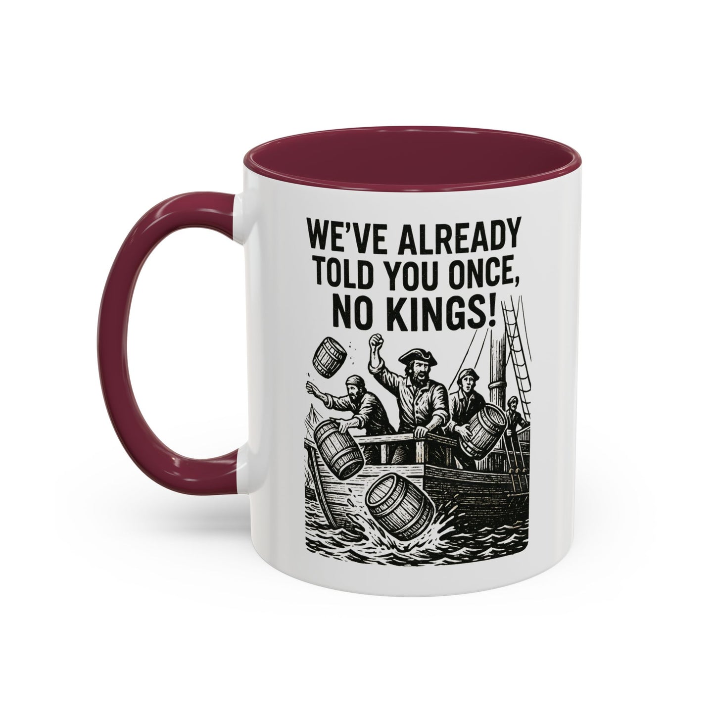 No Kings Colorful Coffee Mug 11oz 15oz