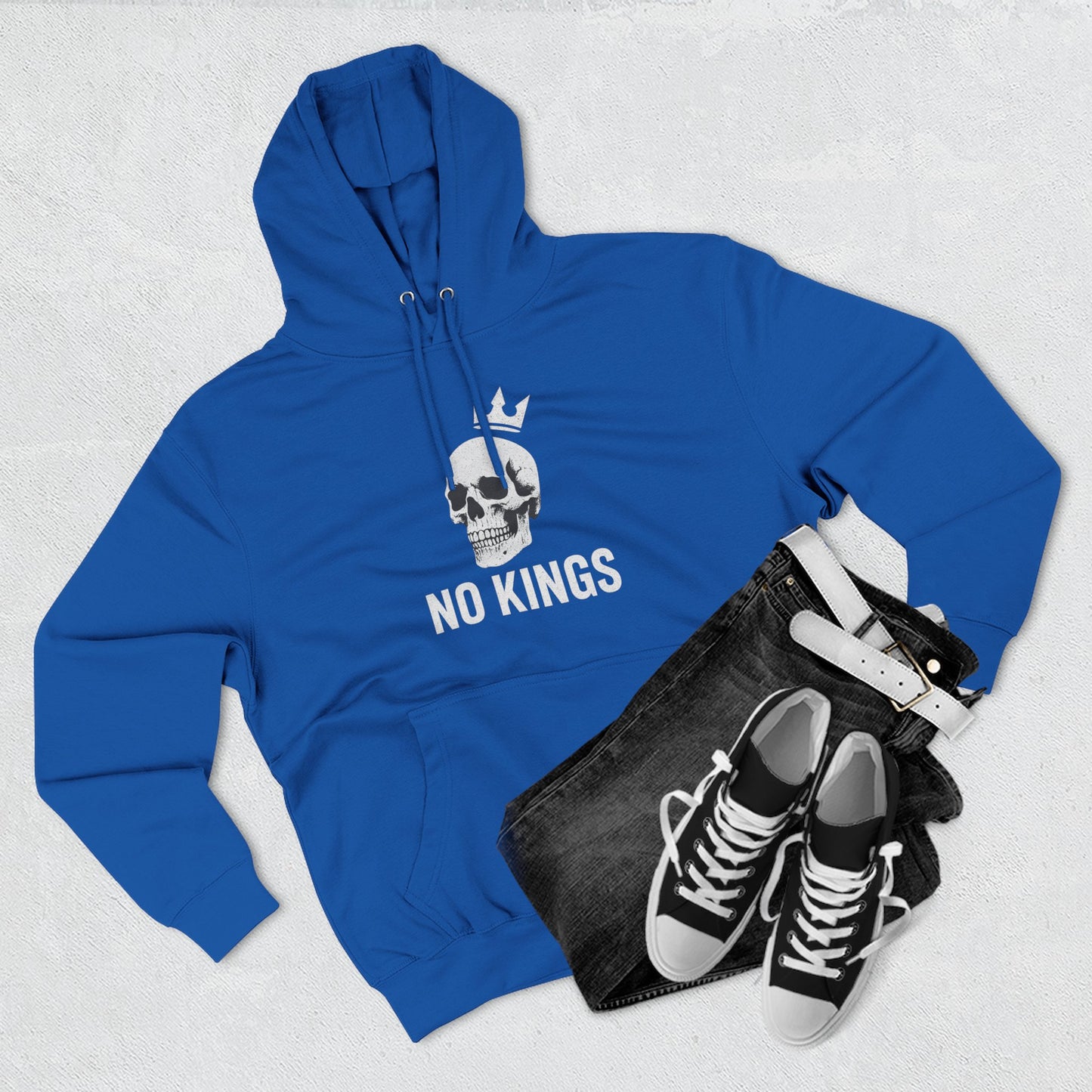 Fleece Hoodie - No Kings