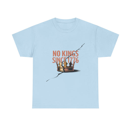 "No Kings Since 1776" Print - Patriotic Shirt, Casual Wear, Gift for History Lovers, July 4th Apparel, [...] – Protest Shirt | No Kings Store