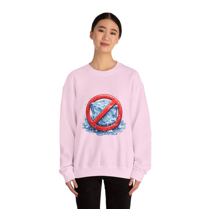 No ICE Crewneck Sweatshirt – Anti-Ice Graphic Pullover