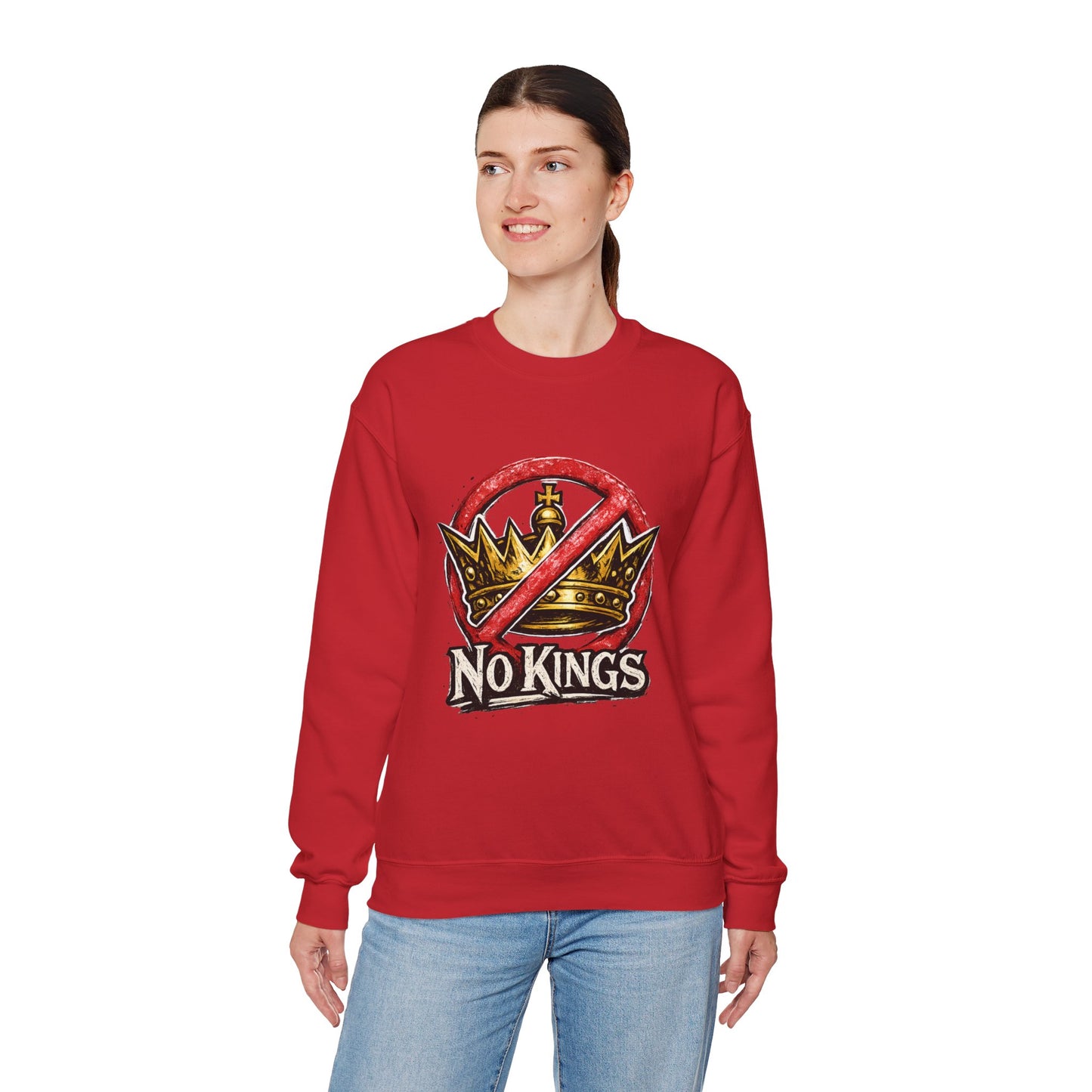 No Kings Sweater – Democracy Over Monarchy