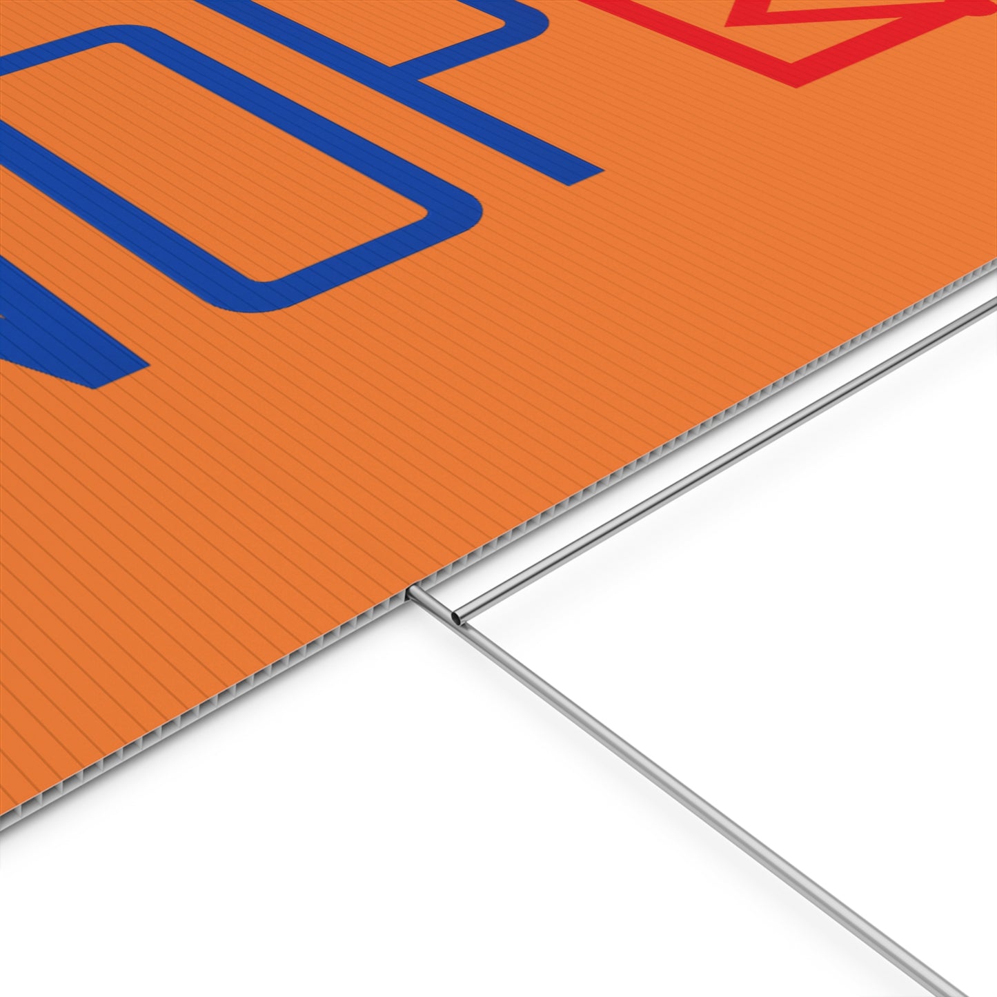 Orange NOPE Crown Yard Sign – Defy the Throne