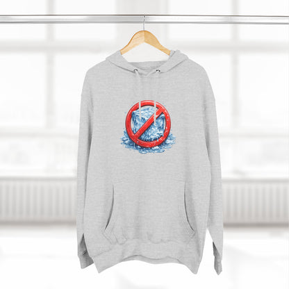 No ICE Hoodie — Anti-Ice Graphic Fleece Pullover
