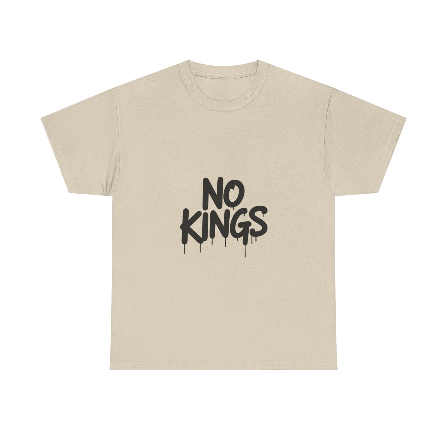 No Kings Spray Paint Protest Tee
