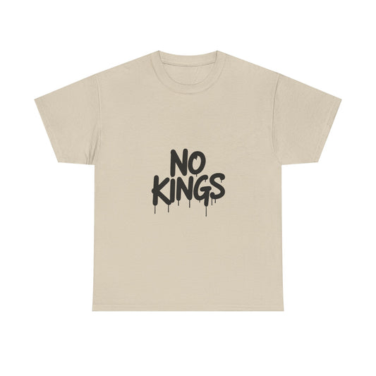 No Kings Spray Paint Protest Tee