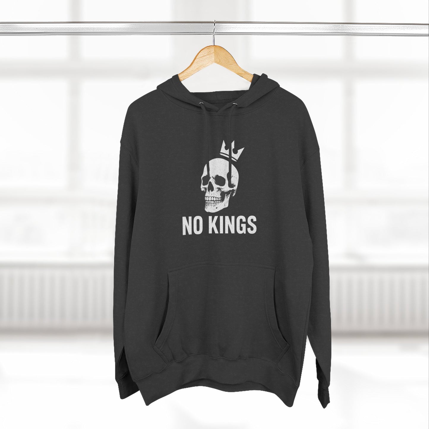Fleece Hoodie - No Kings