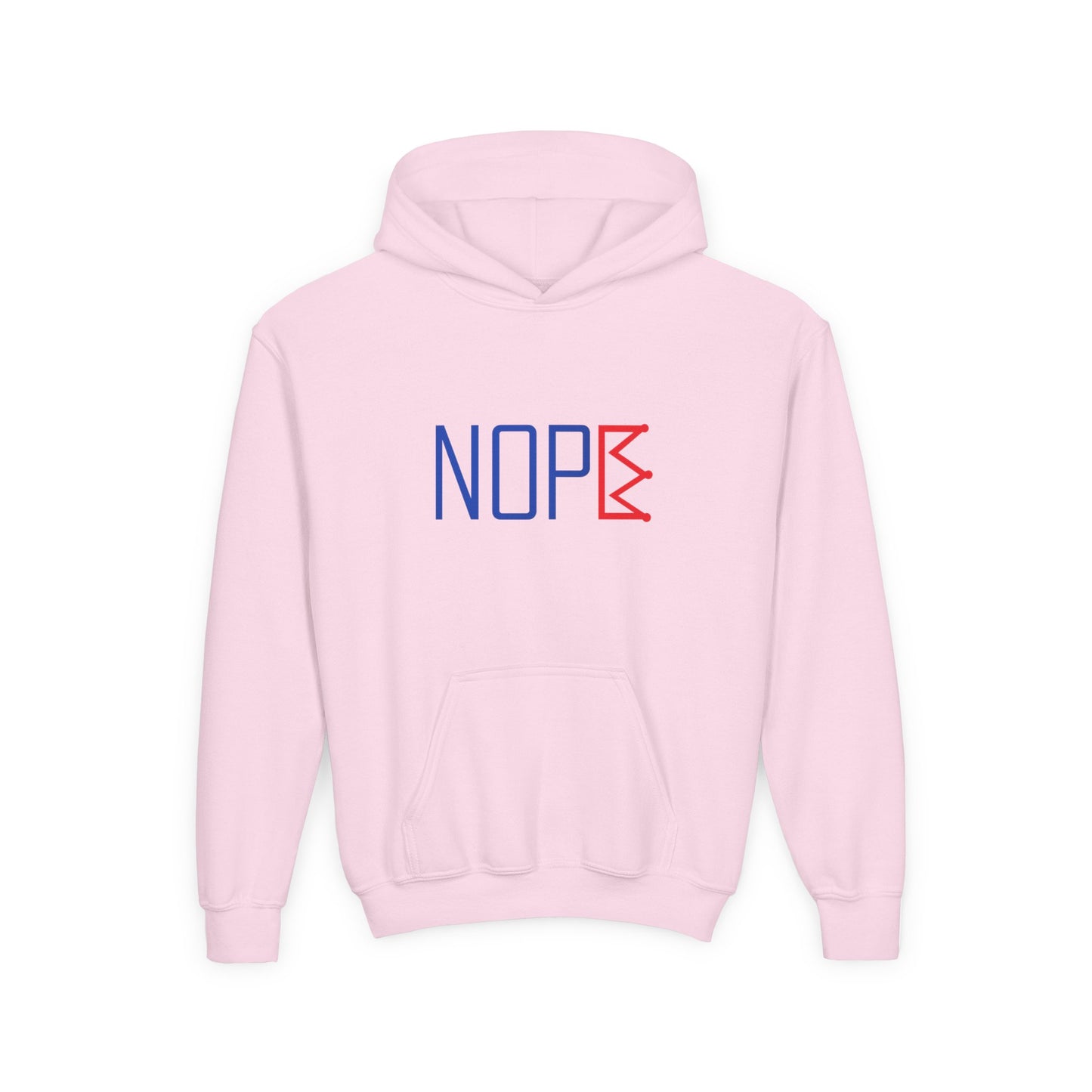 NOPE Crown Youth Hoodie – Born to Question