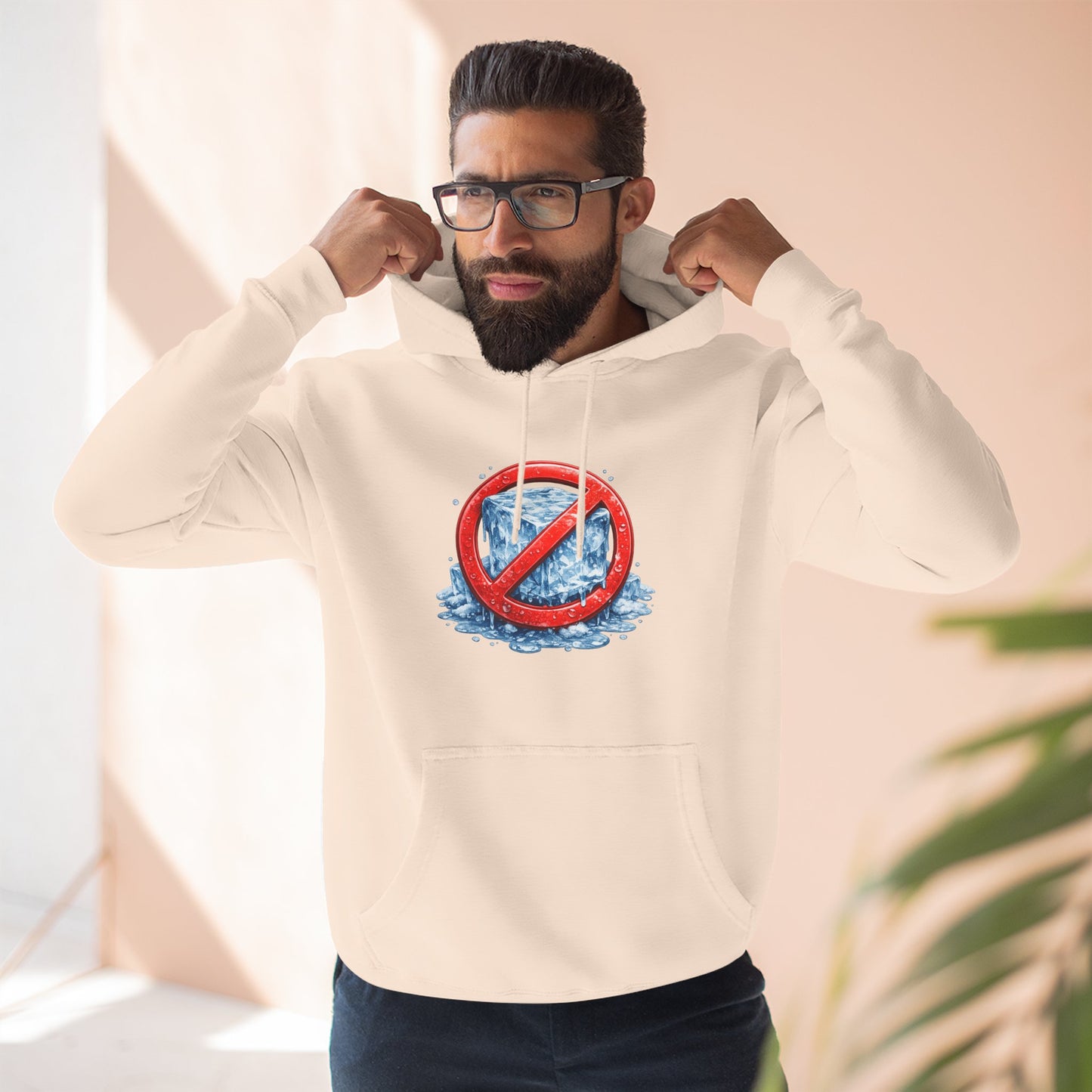 No ICE Hoodie — Anti-Ice Graphic Fleece Pullover