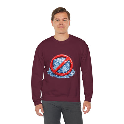 No ICE Crewneck Sweatshirt – Anti-Ice Graphic Pullover