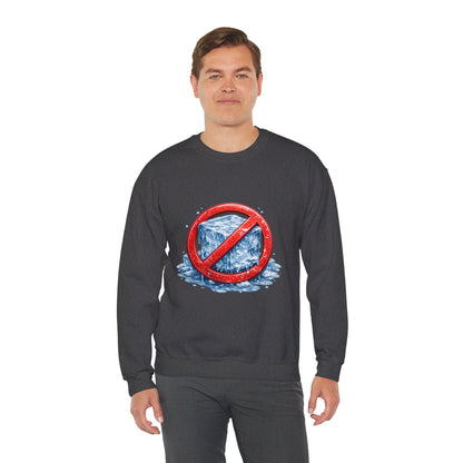 No ICE Crewneck Sweatshirt – Anti-Ice Graphic Pullover