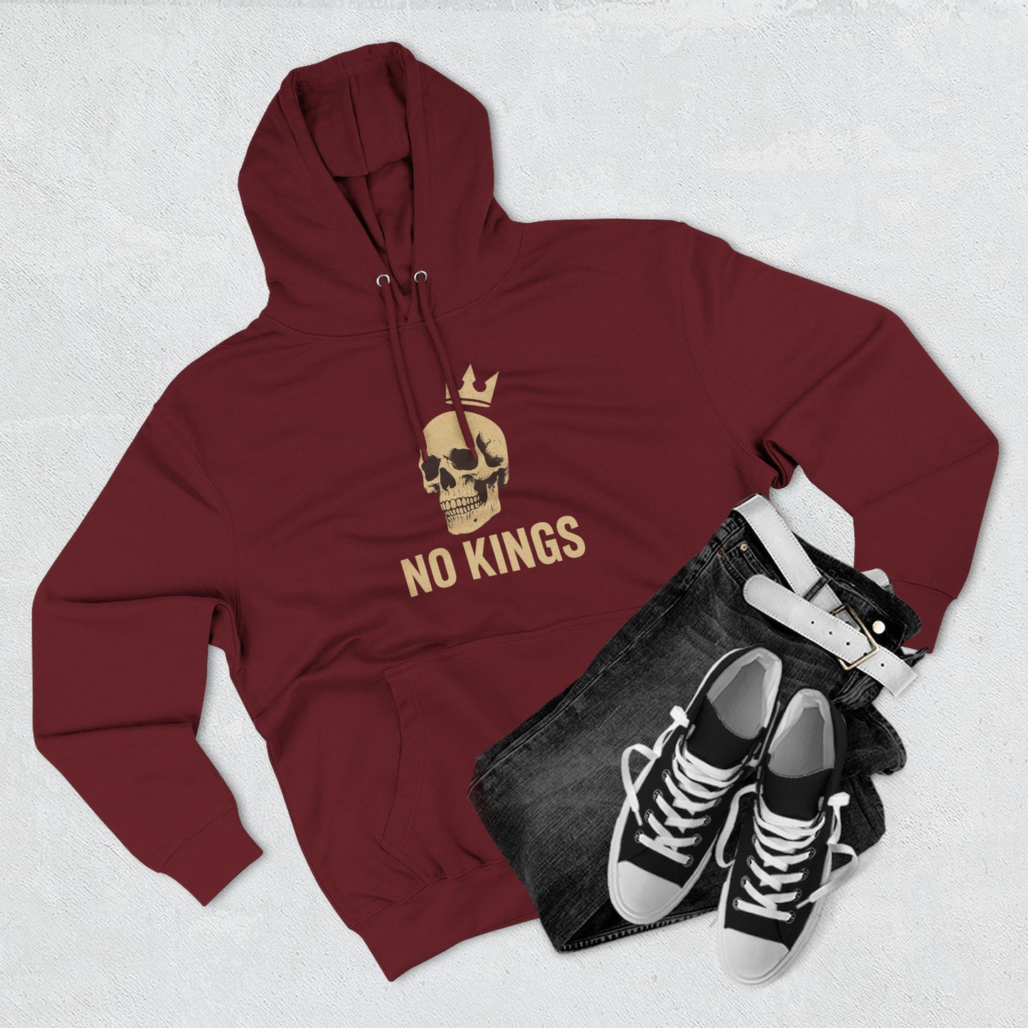 Protest Fleece Hoodie - No Kings