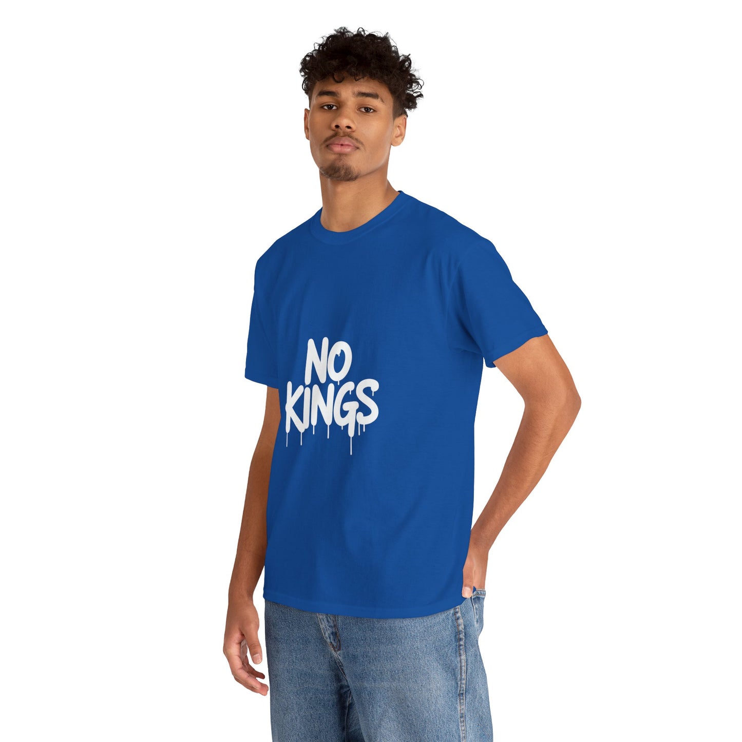 No Kings Spray Paint Protest Tee