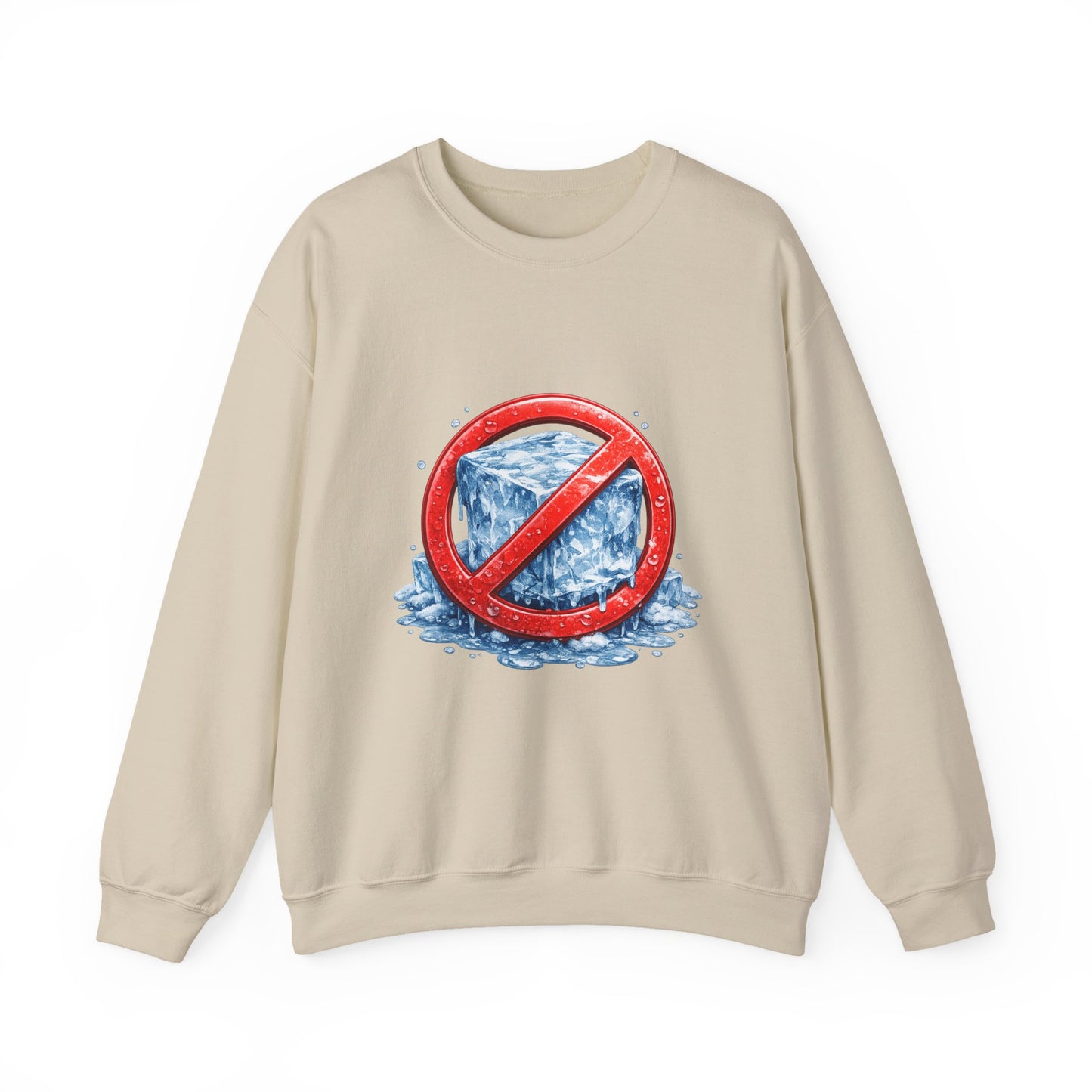 No ICE Crewneck Sweatshirt – Anti-Ice Graphic Pullover