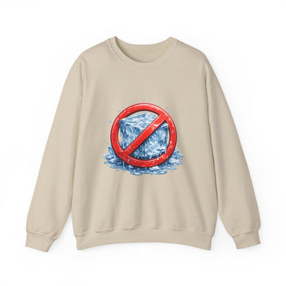 No ICE Crewneck Sweatshirt – Anti-Ice Graphic Pullover