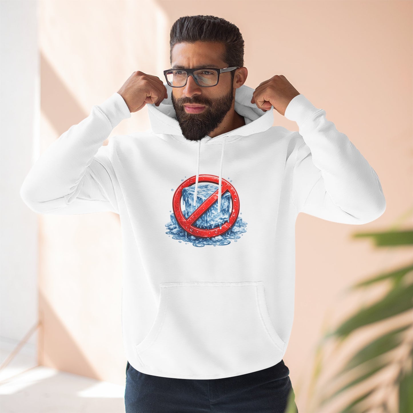 No ICE Hoodie — Anti-Ice Graphic Fleece Pullover