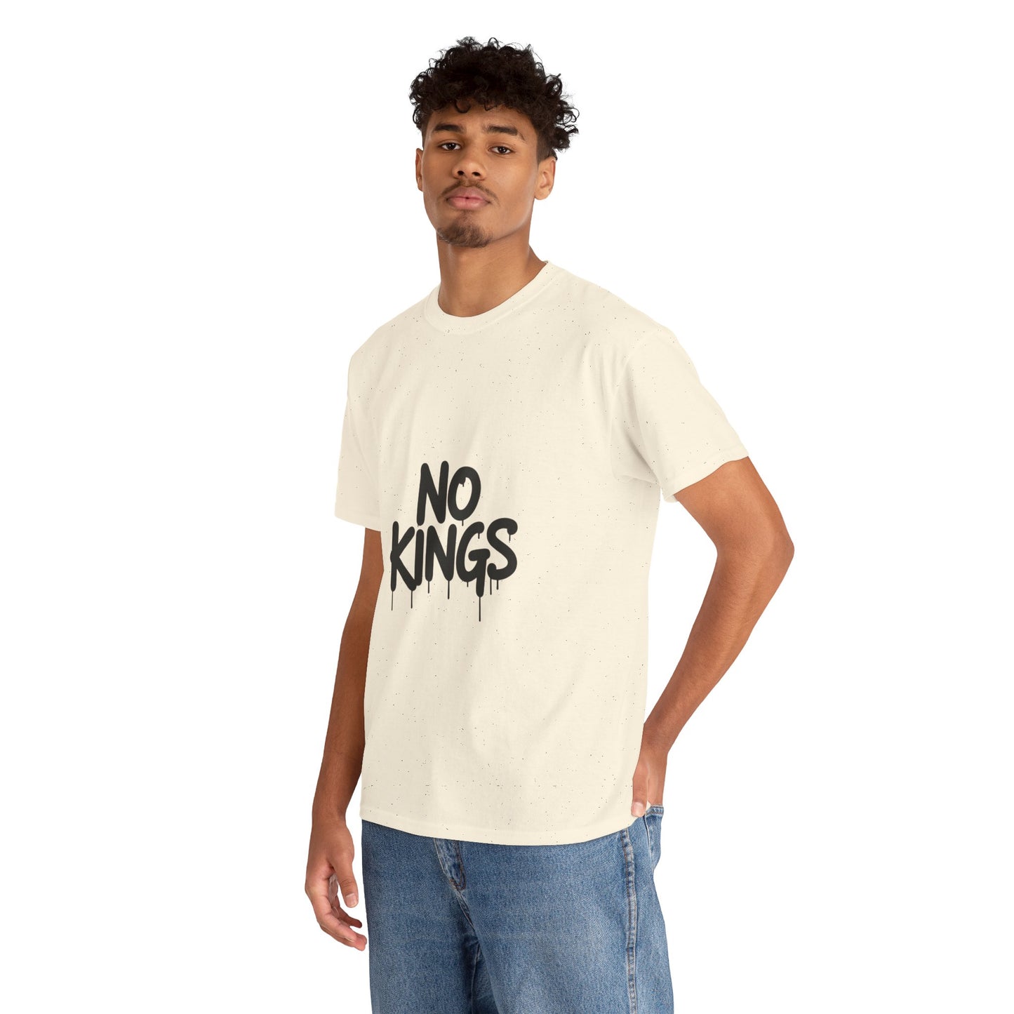 No Kings Spray Paint Protest Tee