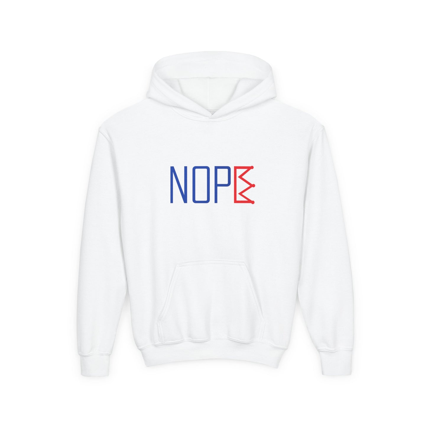NOPE Crown Youth Hoodie – Born to Question