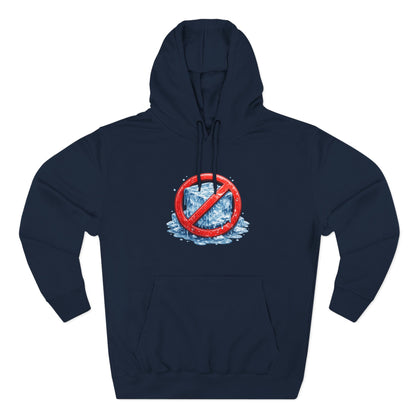No ICE Hoodie — Anti-Ice Graphic Fleece Pullover