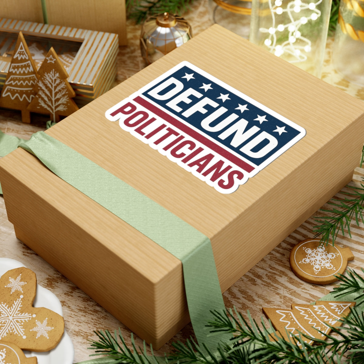 Defund Politicians Sticker – Truth That Sticks