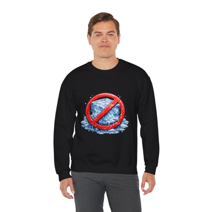 No ICE Crewneck Sweatshirt – Anti-Ice Graphic Pullover