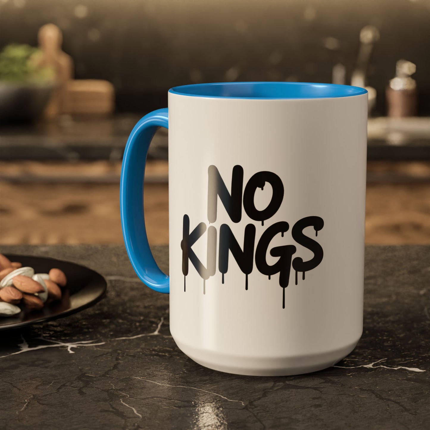 Coffee Mug - No Kings Spray Paint Design 11oz/15oz