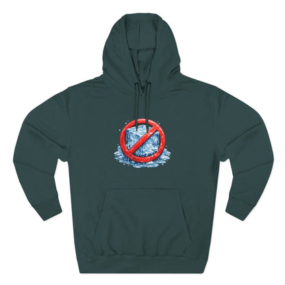 No ICE Hoodie — Anti-Ice Graphic Fleece Pullover