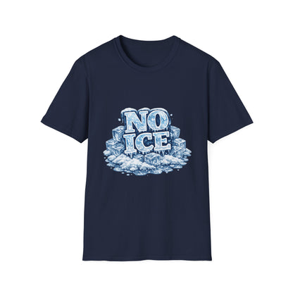 No ICE Graphic T-Shirt — Icy Block Letter Tee