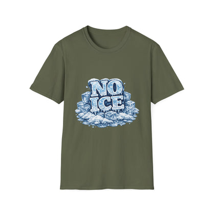 No ICE Graphic T-Shirt — Icy Block Letter Tee