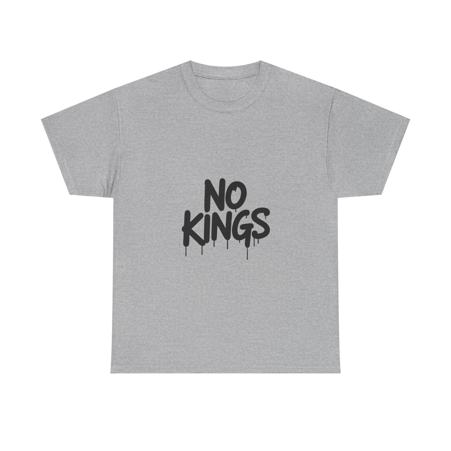 No Kings Spray Paint Protest Tee