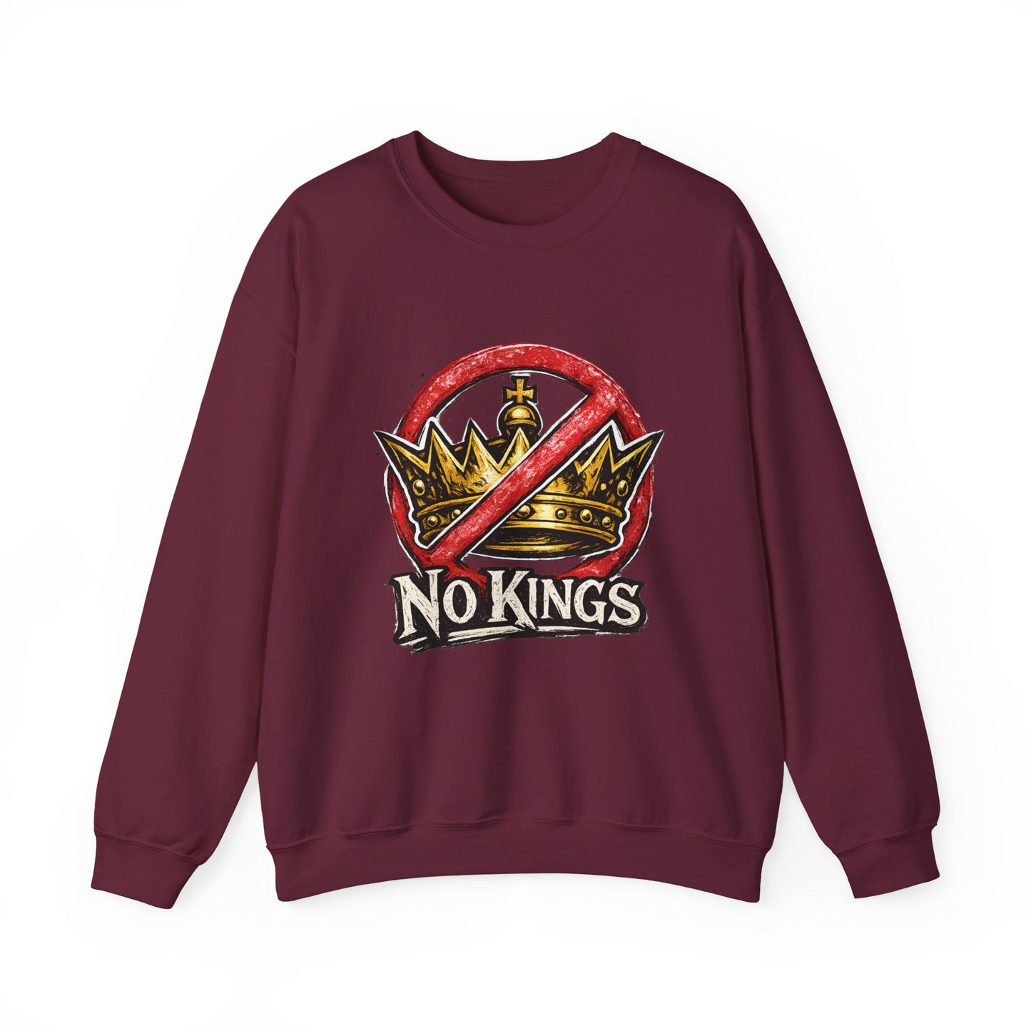 No Kings Sweater – Democracy Over Monarchy