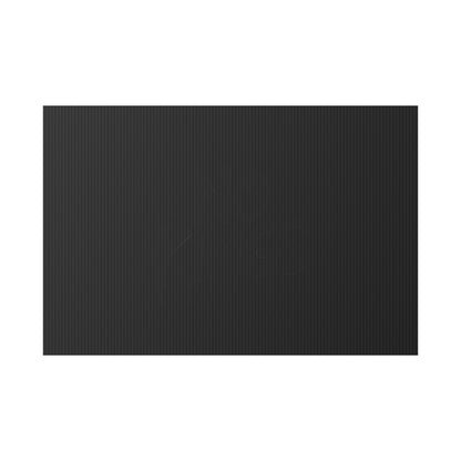 Black Spray Paint No Kings Protest Yard Sign