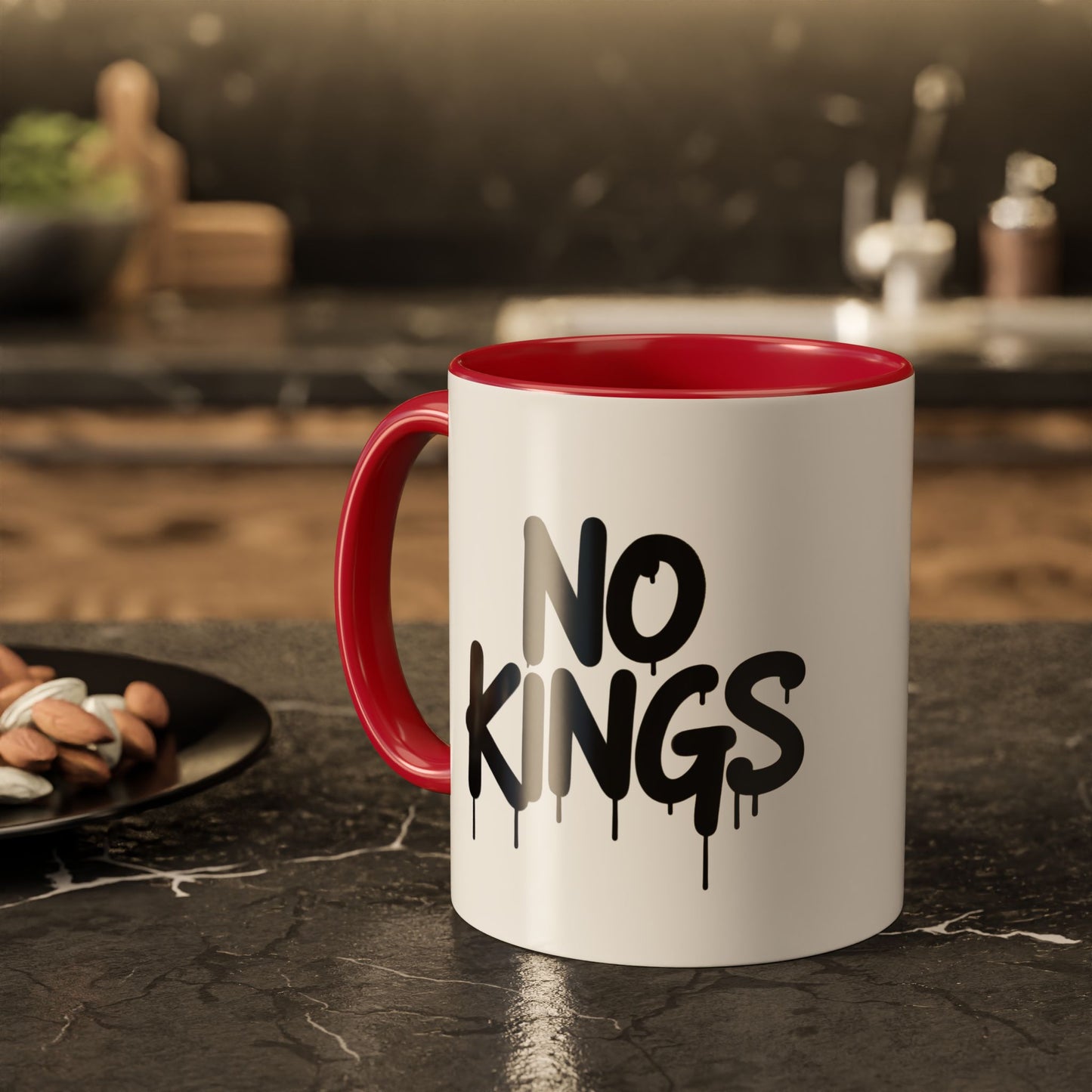 Coffee Mug - No Kings Spray Paint Design 11oz/15oz