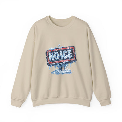 "NO ICE" Icy Graffiti Design Sweatshirt