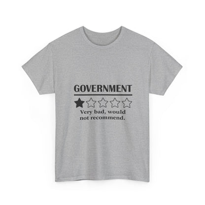 Government 1 of 5 Stars Would Not Recommend
