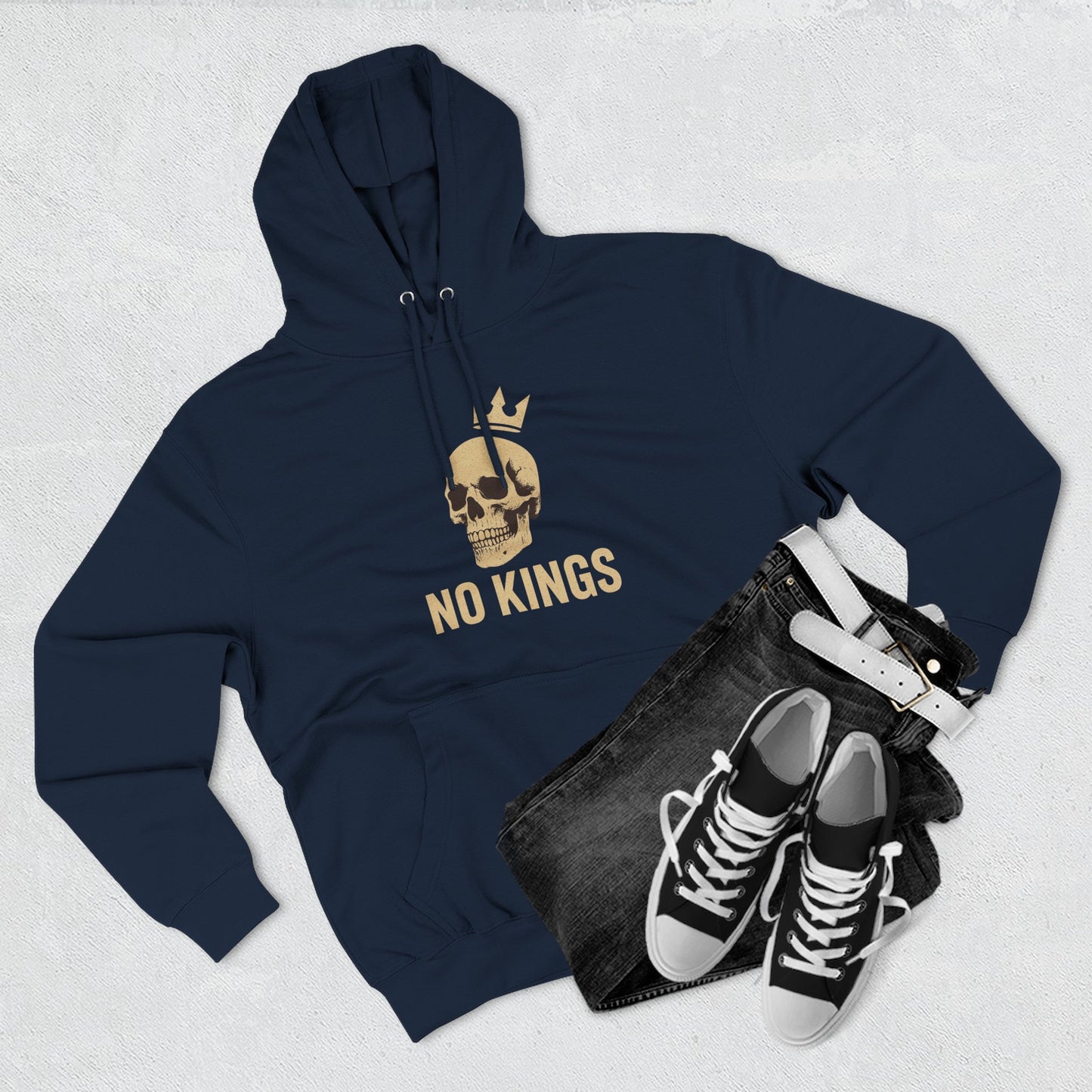 Protest Fleece Hoodie - No Kings