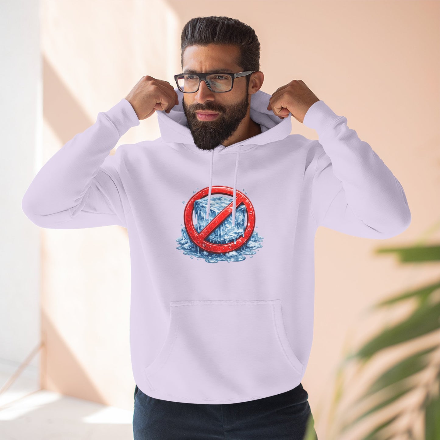 No ICE Hoodie — Anti-Ice Graphic Fleece Pullover