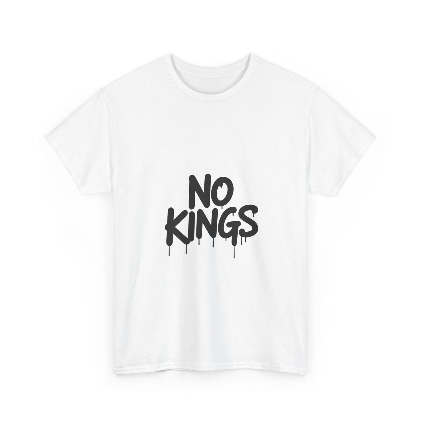 No Kings Spray Paint Protest Tee