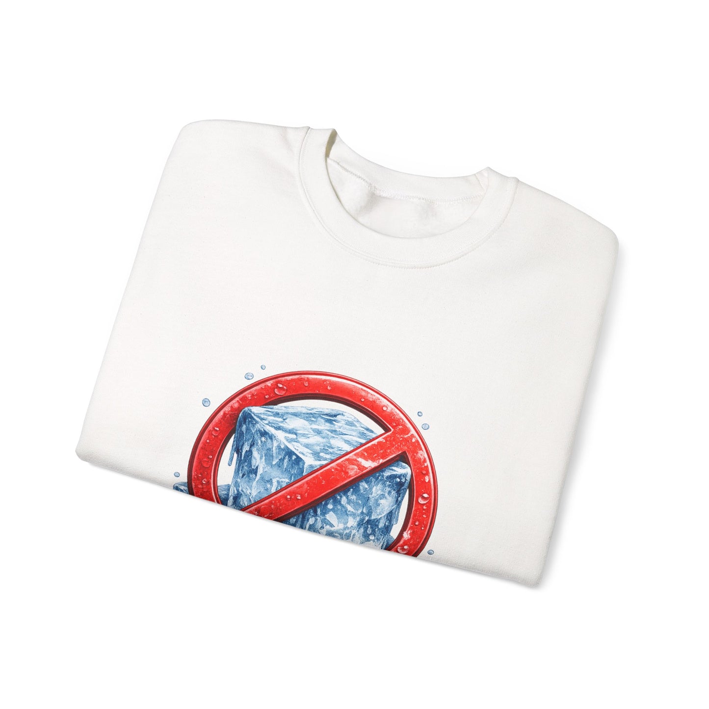 No ICE Crewneck Sweatshirt – Anti-Ice Graphic Pullover