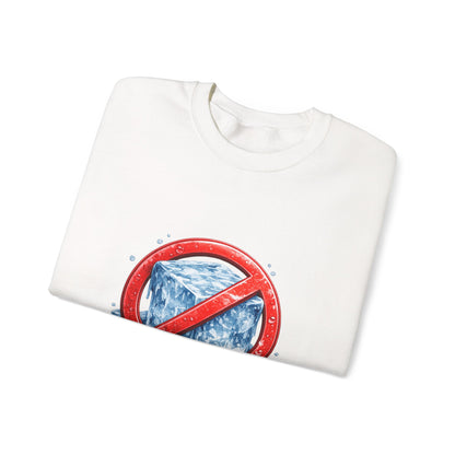 No ICE Crewneck Sweatshirt – Anti-Ice Graphic Pullover