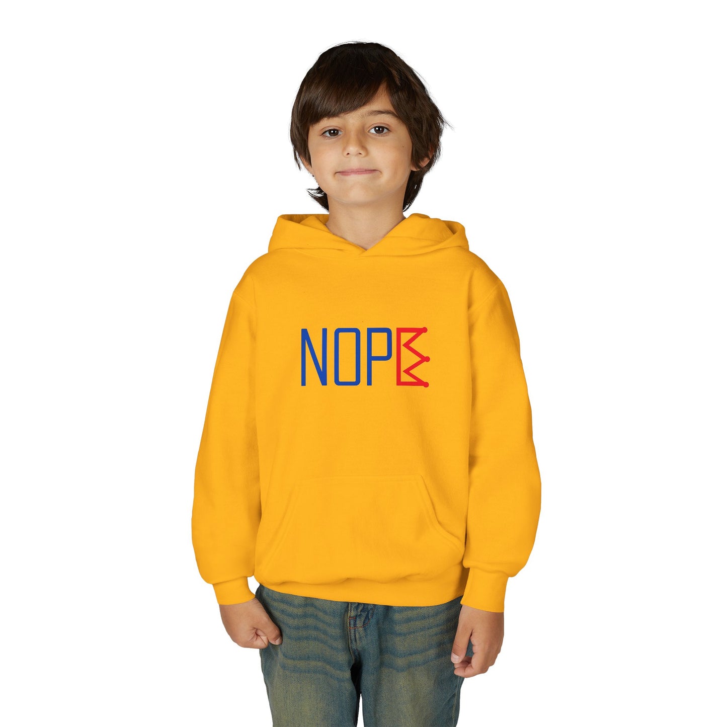 NOPE Crown Youth Hoodie – Born to Question