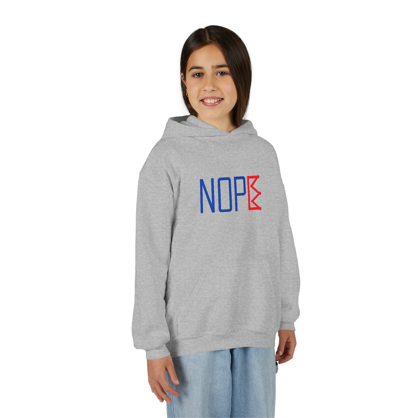 NOPE Crown Youth Hoodie – Born to Question