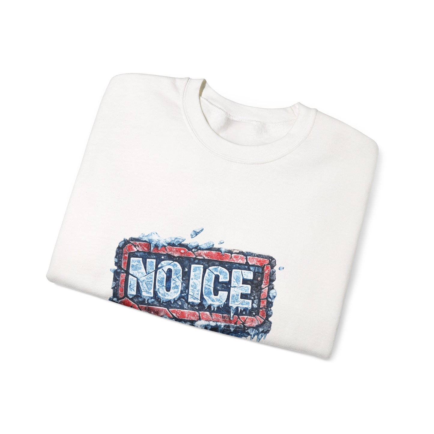 "NO ICE" Icy Graffiti Design Sweatshirt
