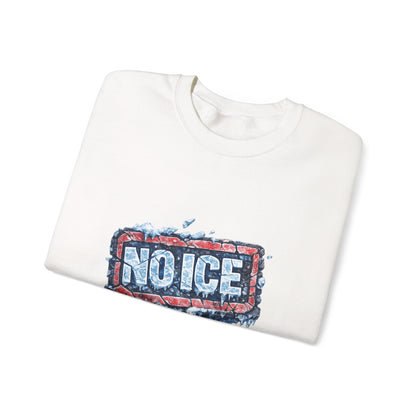 "NO ICE" Icy Graffiti Design Sweatshirt