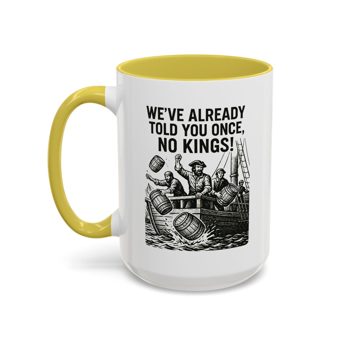 No Kings Colorful Coffee Mug 11oz 15oz